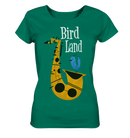 BIRD LAND by Shawn Bracebridge - T-shirt - Ladies Organic Shirt - 100% cotton - Copasetic Mailorder