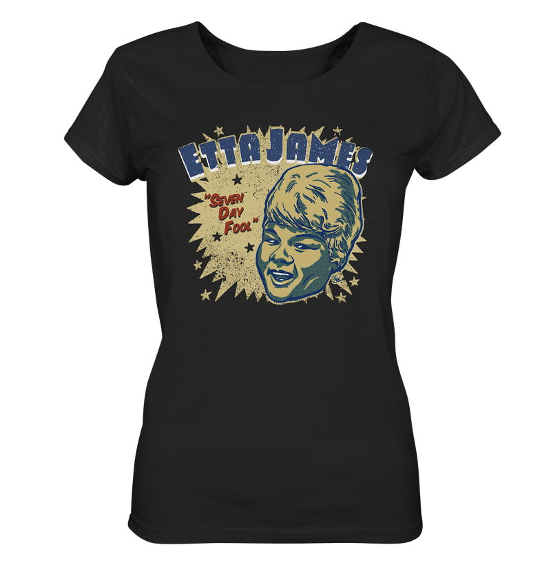 ETTA JAMES by Johnny Montezuma - T-shirt - Ladies Organic Shirt - 100% cotton - Copasetic Mailorder