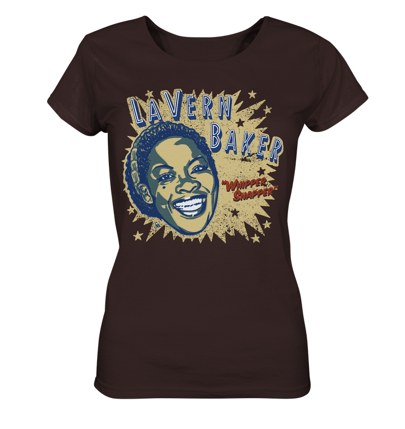 LAVERN BAKER by Johnny Montezuma - T-shirt - Ladies Organic Shirt - 100% cotton - Copasetic Mailorder