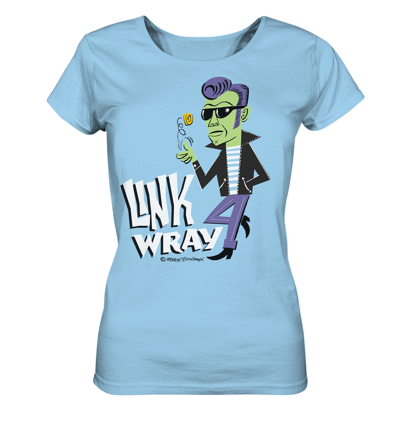Link Wray by Marcel Bontempi - T-Shirt - Ladies Organic Shirt - 100% cotton - Copasetic Mailorder