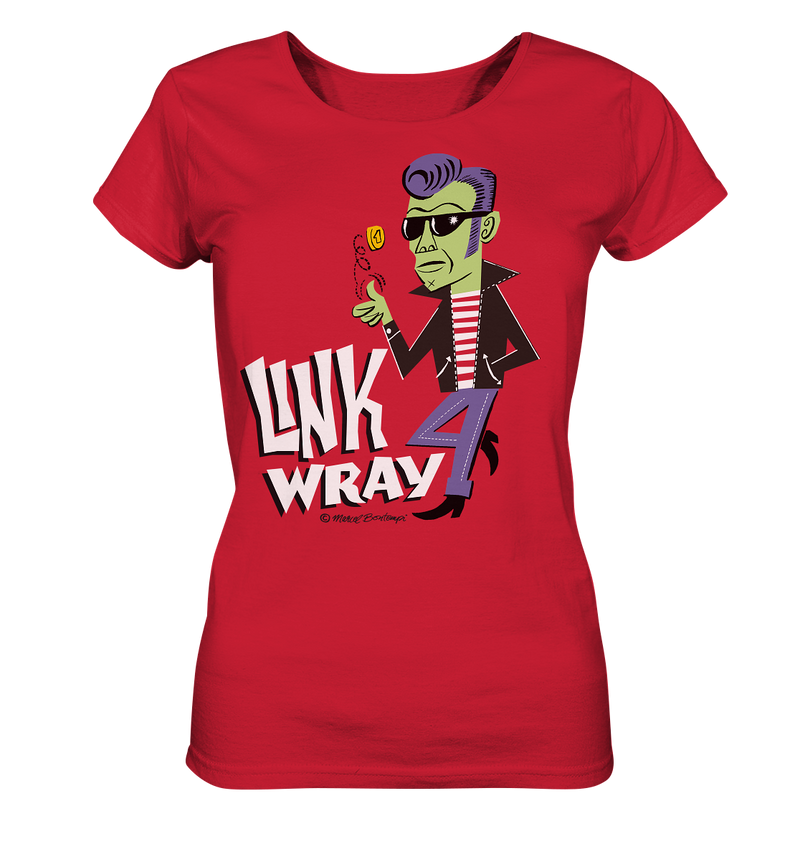 Link Wray by Marcel Bontempi - T-Shirt - Ladies Organic Shirt - 100% cotton - Copasetic Mailorder