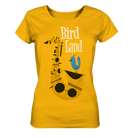 BIRD LAND by Shawn Bracebridge - T-shirt - Ladies Organic Shirt - 100% cotton - Copasetic Mailorder