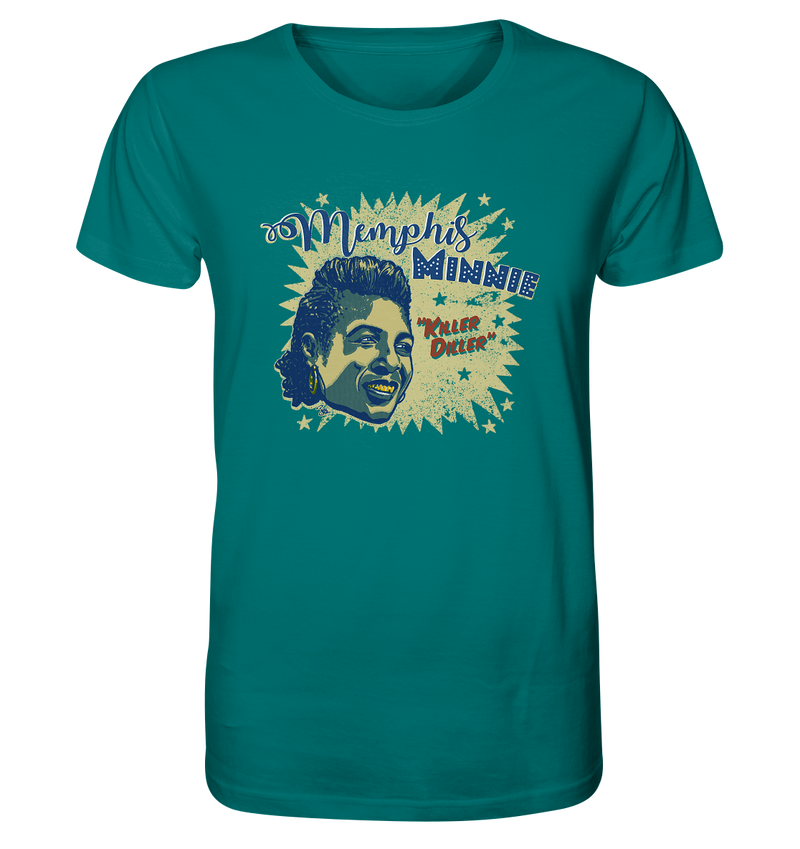 MEMPHIS MINNIE by Johnny Montezuma - T-shirt - Organic Shirt - 100% cotton - Copasetic Mailorder