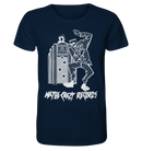 MAYBE CRAZY RECORDS JUKEBOX - logo - Camiseta orgánica (estampado blanco)