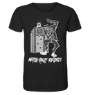 MAYBE CRAZY RECORDS JUKEBOX - logo - Camiseta orgánica (estampado blanco)