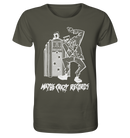MAYBE CRAZY RECORDS JUKEBOX - logo - Camiseta orgánica (estampado blanco)