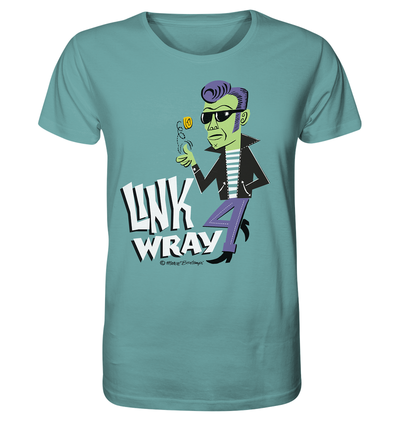 Link Wray by Marcel Bontempi - T-Shirt - Organic Shirt - 100% cotton - Copasetic Mailorder