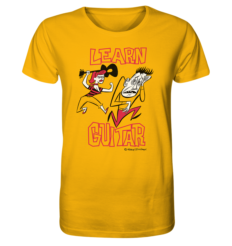 Learn Guitar by Marcel Bontempi - T-Shirt - Organic Shirt - 100% cotton - Copasetic Mailorder