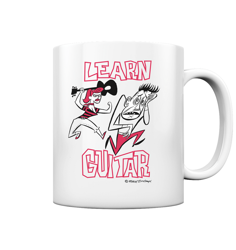 Learn Guitar by Marcel Bontempi - cup - Tasse glossy - Copasetic Mailorder