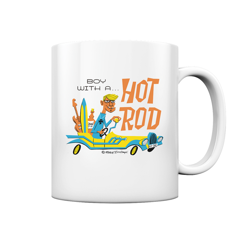 Boy with a Hot Rod by Marcel Bontempi - cup - Tasse glossy - Copasetic Mailorder