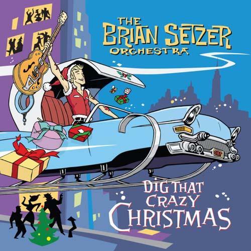 Brian Setzer Orchestra - Dig That Crazy Christmas - LP (col. vinyl) - Copasetic Mailorder