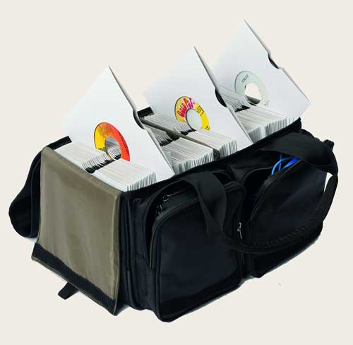 7inch SINGLE BAG - DJ bag holds 150x 45s