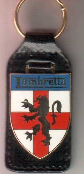Lambretta Lion Shield -keyfob
