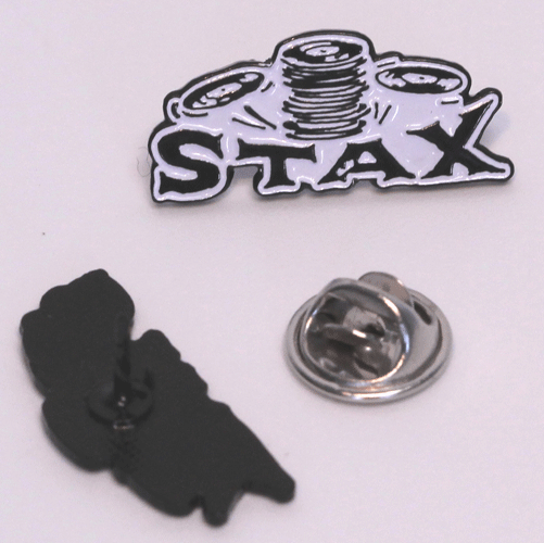 metal pin - STAX LOGO