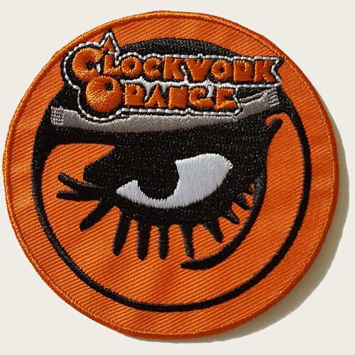 CLOCKWORK ORANGE - eye - embroidered patch