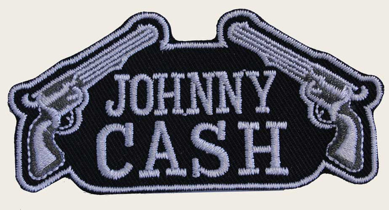 JOHNNY CASH - guns - embroidered patch