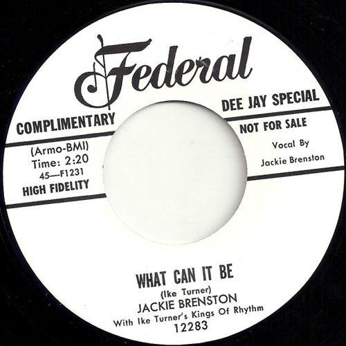 JACKIE BRENSTON - GONNA WAIT FOR MY CHANCE // WHAT CAN IT BE - 7" - Copasetic Mailorder