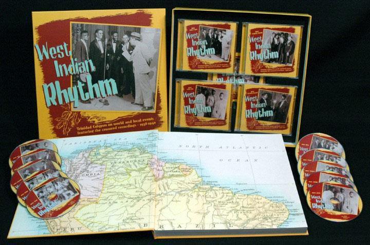 Various - West Indian Rhythm - Trinidad Calypsos 1938-40 - 10xCD Box-set - Copasetic Mailorder